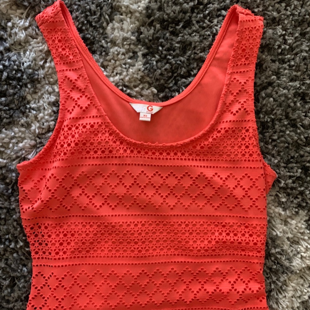 Guess coral dress XS